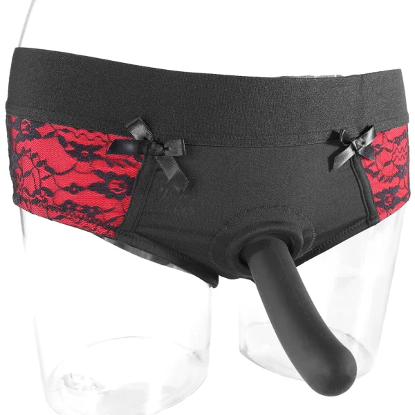 Scandal Crotchless Pegging Panty Set