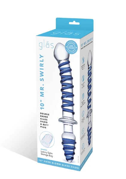 Mr. Swirly Double Ended Pleasure Tool - 10"