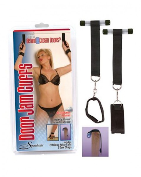 Door Jam Cuffs - Black