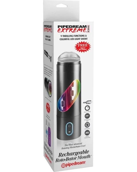 Pipedream Extreme Toyz Rechargeable Roto-bator Mouth