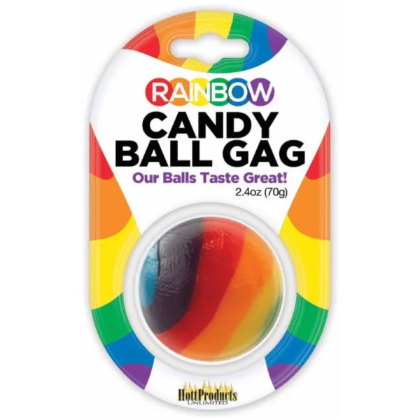 Edible Rainbow Ball Gag