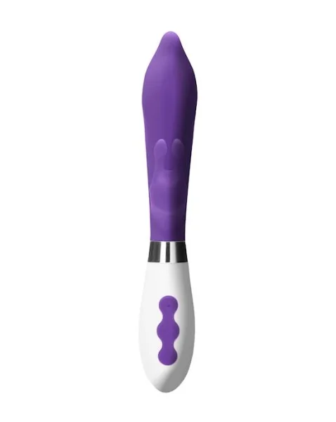 Adonis Rechargeable Vibrator - Purple - 8 Inch