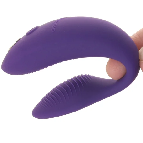 We-Vibe Sync Rechargeable Silicone Remote & App Controlled Couples Vibrator - Purple