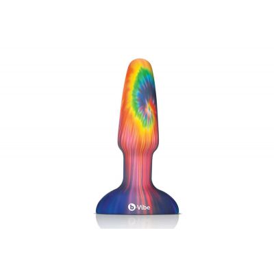 b Vibe Peace Love Tie Dye Rimming Plug