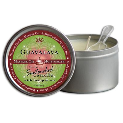 Round Candles Guavalava 6 8oz