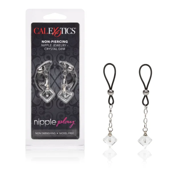 Nipple Play Non-Piercing Nipple Jewelry - Crystal Gem
