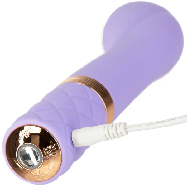 Pillow Talk Sassy Special Edition Silicone Waterproof G-Spot Vibrator - Purple & Rose Gold
