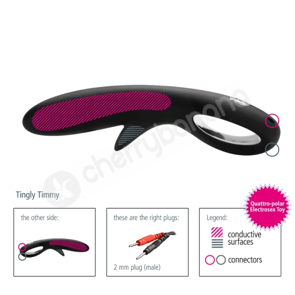 Mystim Tingly Timmy E-Stim Dildo