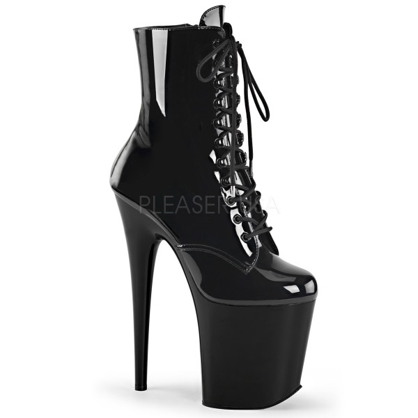 $8 inchesHeel, 4 inches PF Lace-Up Front Ankle Boot, side Zip — image 5 of 8