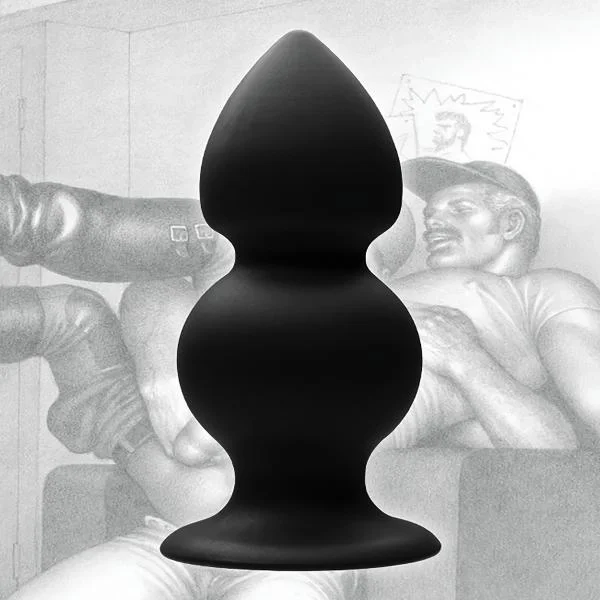 Tom Of Finland Weighted Silicone Anal Plug Black — image 6 of 6