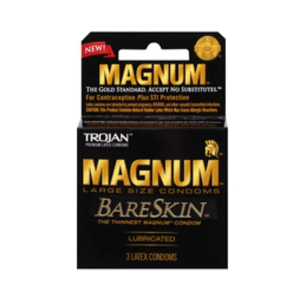 Trojan Magnum Bareskin 3 Pack Large Size Condoms — image 4 of 4