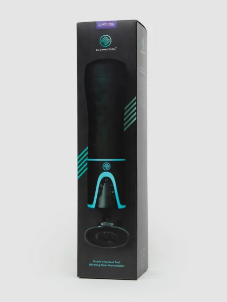 Blowmotion Hands-Free Real Feel Vibrating Male Masturbator