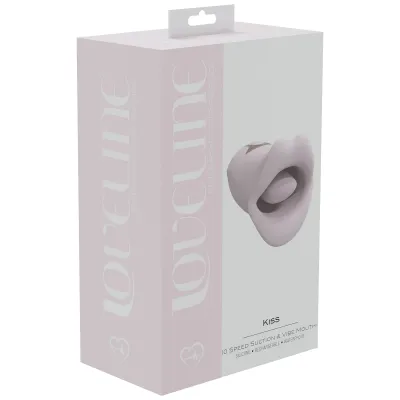 Kiss Suction and Vibrating Mouth Pink