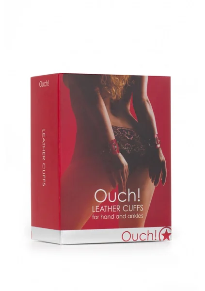 Leather Cuffs - Red — image 7 of 8