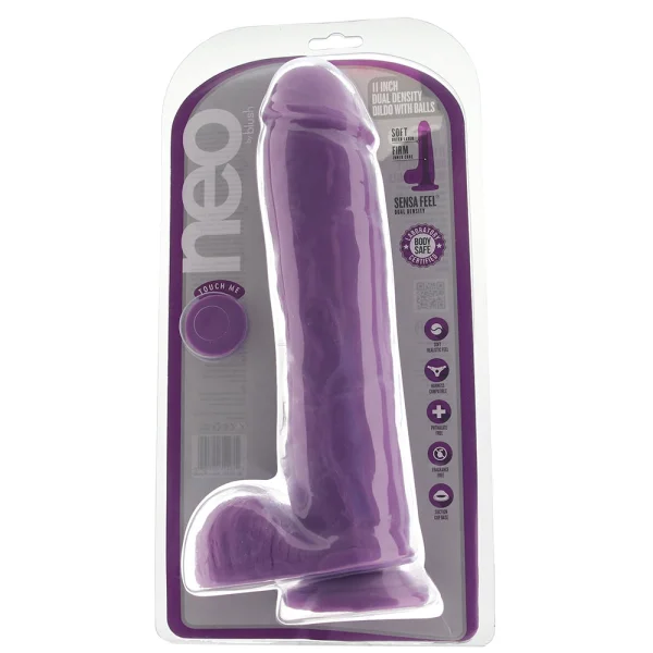 Neo 11 Inch Dual Density Ballsy Dildo