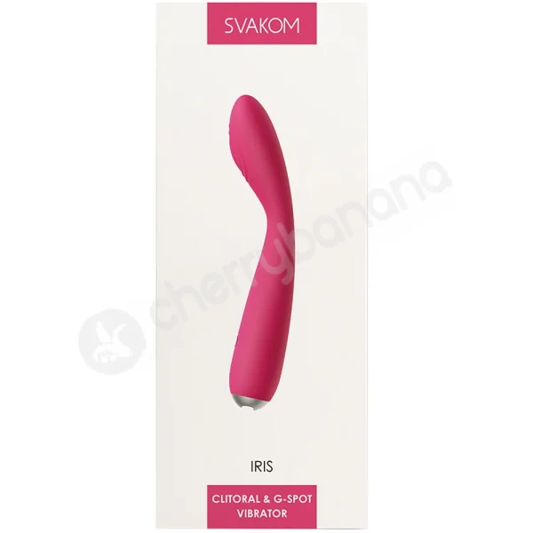 Svakom Iris Red Silicone Clit & G-Spot Vibrator