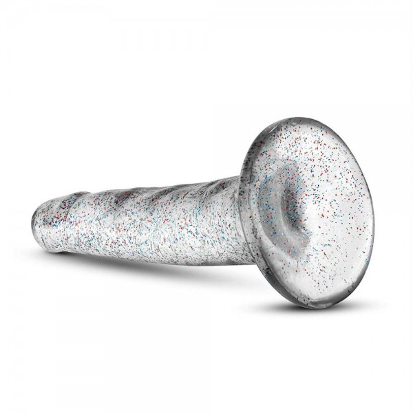 Blush Novelties Naturally Yours Glitter Dong - Clear