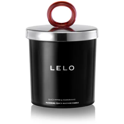 Lelo Black Pepper Pomegranate Flickering Touch Massage Candle