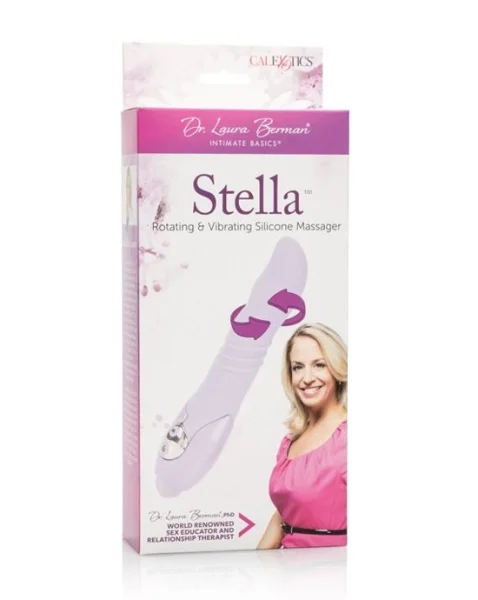 Dr Laura Berman Stella Rotating Silicone Massager - Pink