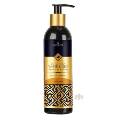 Sensuva Ultra Thick Water Based Moisturizer Salted Caramel 8 12oz