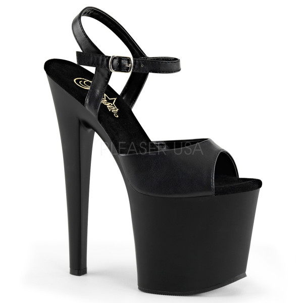 7 1/2 inch Stiletto Heel Ankle Strap PF Sandall