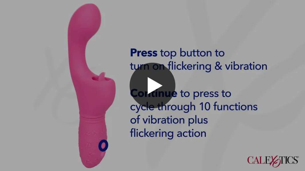 Rechargeable Butterfly Kiss Flicker Vibrator