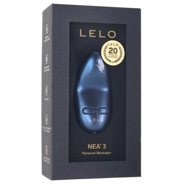 LELO NEA 3 Luxury Rechargeable Waterproof Vibrator - Alien Blue
