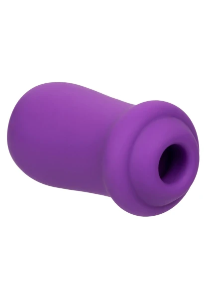 Sugar Rush Silicone Pressure Wave Clitoral Suction Stimulator With Vibration By CalExotics - Purple