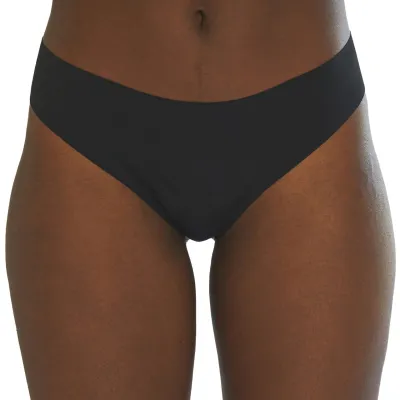 Bonks Individually Packaged Black Magic Seamless Thong One Size