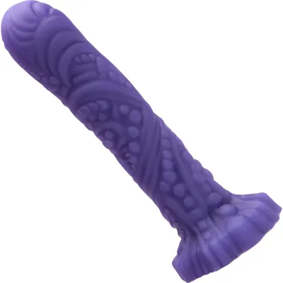 Groove Silicone Textured Dildo By Tantus Twilight
