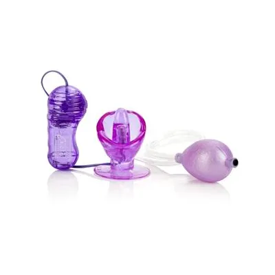 Vibrating Turbo Suction Tongue Stimulator Purple