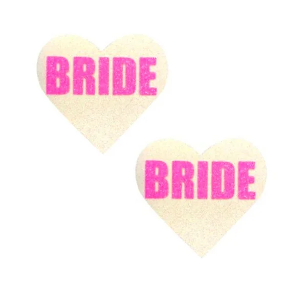 Neva Nude Pasty Bride Heart Uv Neon Pink — image 5 of 7