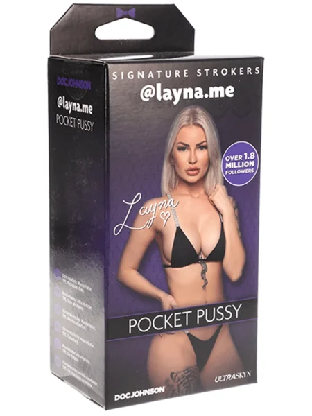 Signature Strokers Girls Of Social Media Layna.Me ULTRASKYN Pocket Pussy