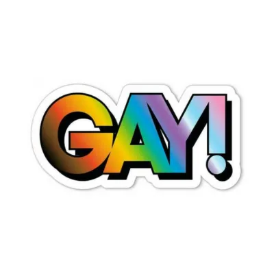 Games Novelty Twisted Wares Gay Sticker