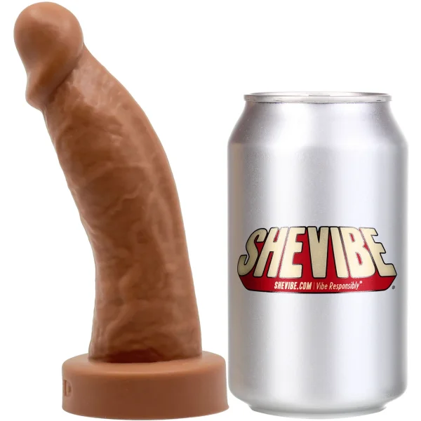WEE Daddy Diedrich 6.25" Platinum Silicone Realistic Dildo By Dee's Big Daddies - Caramel