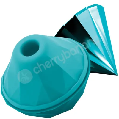 Sugar Pop Jewel Teal Discreet Travel Friendly Clitoral Air Pulse Vibrator