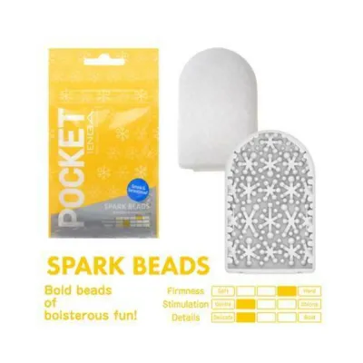 Tenga Pocket Masturbator Sleeve Spark Beads