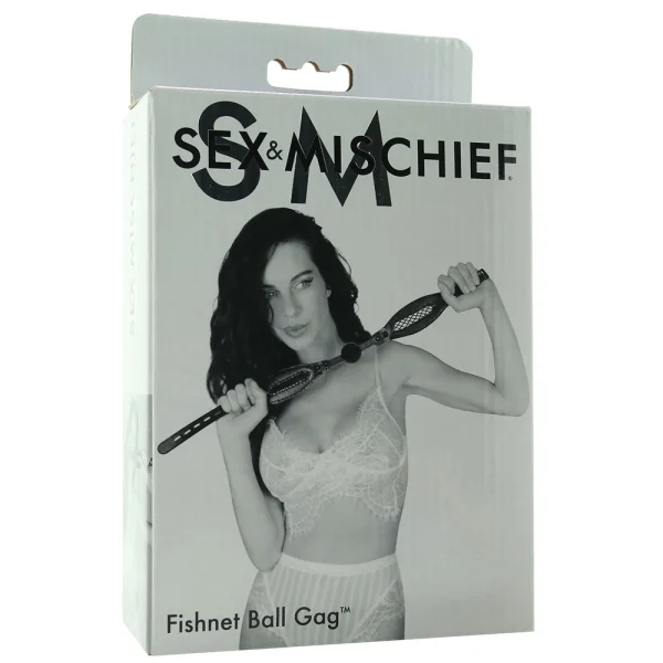 Sex & Mischief Fishnet Ball Gag by Sportsheets