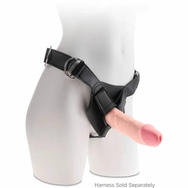King Cock Plus 9" Triple Density Cock With Suction Cup Base - Vanilla