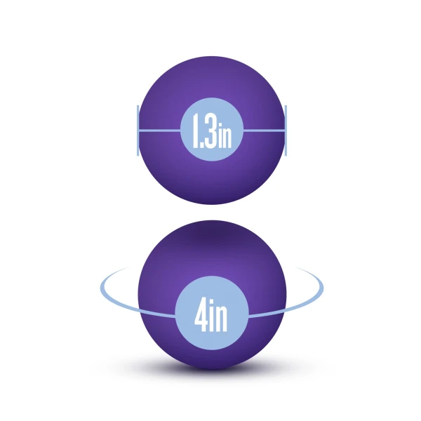 Luxe Double O Beginner Kegel Balls Purple