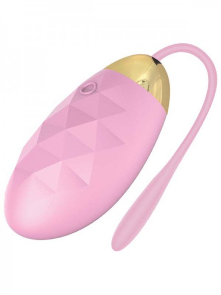 Diamonds The Majesty Rechargeable Egg With Remote - Pink