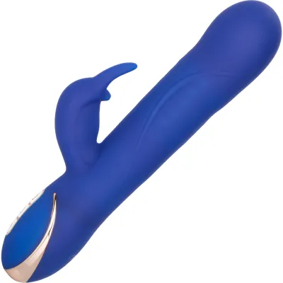 Jack Rabbit Signature Silicone Rotating Beaded Rabbit Dual Stimulation Vibrator by CalExotics