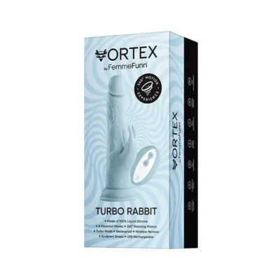 Femmefunn Vortex Turbo Rabbit 2 0 Light Blue