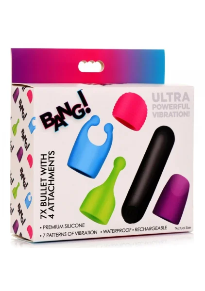 Bang! Rechargeable Bullet and Attachment Set