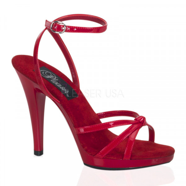 FLAIR-436 - 4 1/2" Stiletto Heel Strappy Ankle Wrap PF Sandal — image 5 of 16