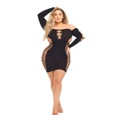 Diamond Drippin Dress Queen Size Black
