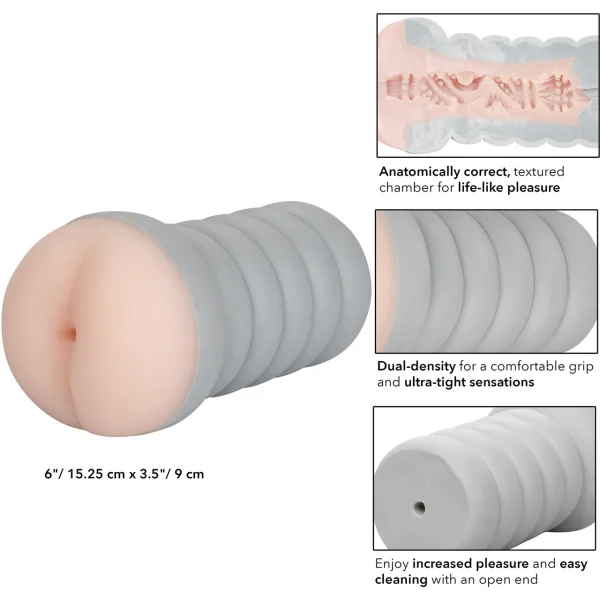 Gripper Ribbed Tight Ass Flesh Masturbator