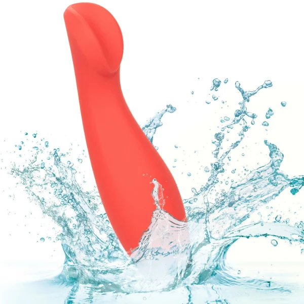 Red Hot Ignite Silicone Rechargeable Clitoral Vibrator by CalExotics