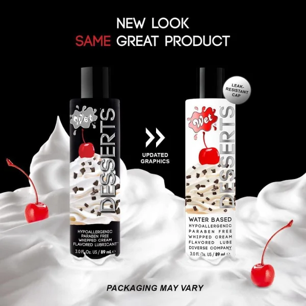 Wet Desserts Whipped Cream Water-Based Lube | 3oz