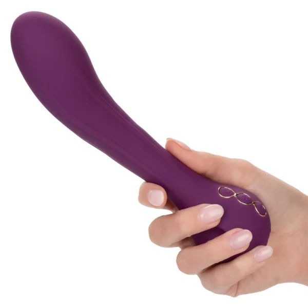 Obsession Passion Rechargeable Waterproof Silicone G-Spot Vibrator By CalExotics - Purple